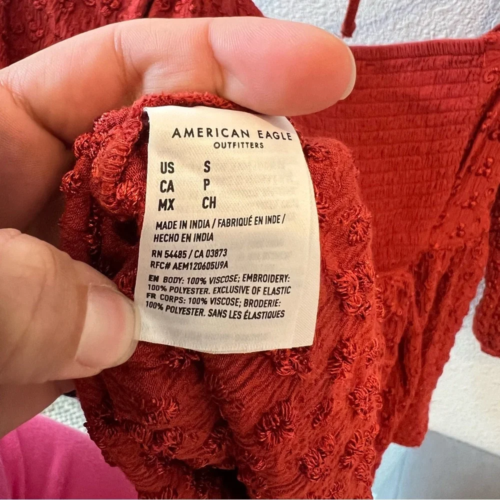 AMERICAN EAGLE Baby Doll 3/4 sleeve Top
